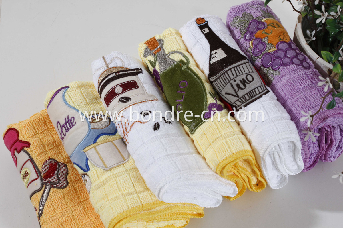 Microfiber Cleaning Towel With Embroidary (2)